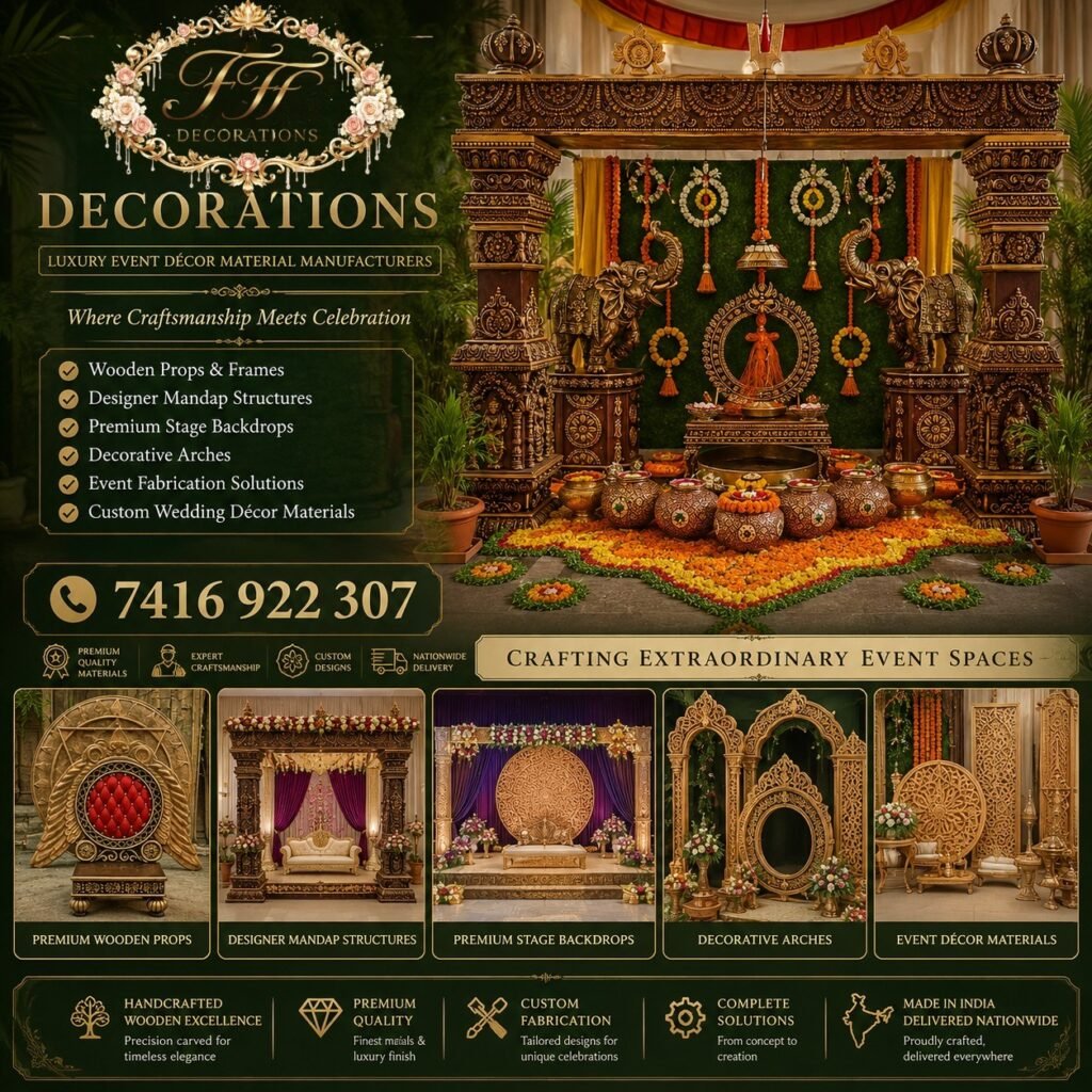 Floral Backdrop Designs for Weddings and Events in Hyderabad